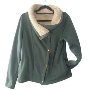 Columbia Cream Sherpa Partial Lined Jacket